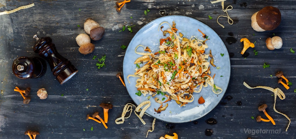 Tagliatelle med kantareller