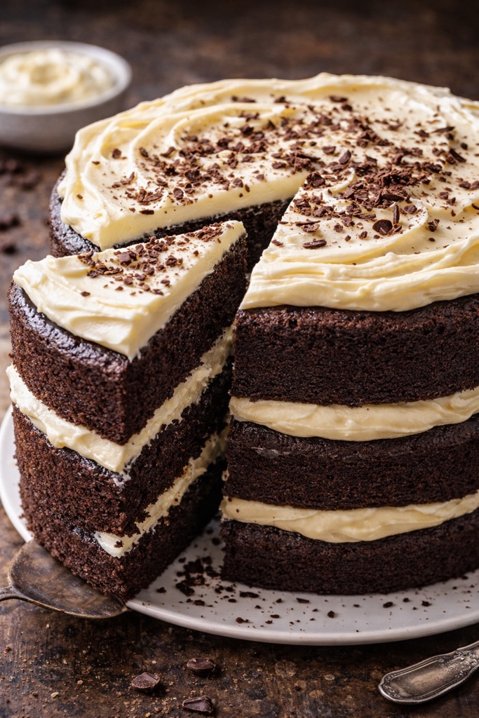 Loris sjokoladekake Midnight